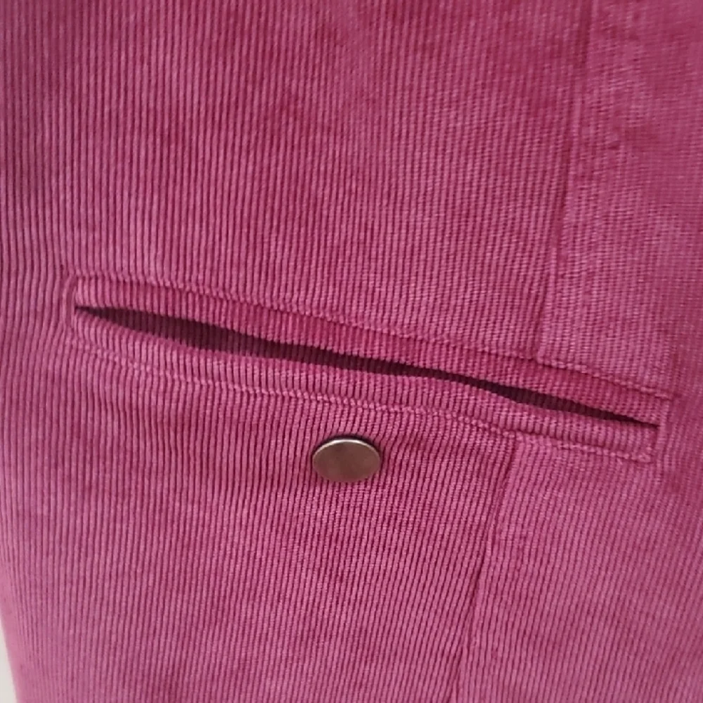 Southern Lady Corduroy Vest - Deep Pink